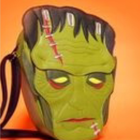 Vixen by Micheline Pitt Handbags - Vixen by Micheline Pitt Green Monster Messenger Bag